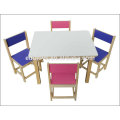 China Solid Wood Preschool Table Chair, Factory Sale Cheap Kindergarten Table Chair